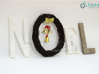 Bộ chữ Noel Vòng nguyệt quế Bigsize